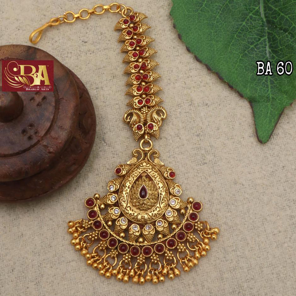 Bhargav Arts Gold Plated Maangtika