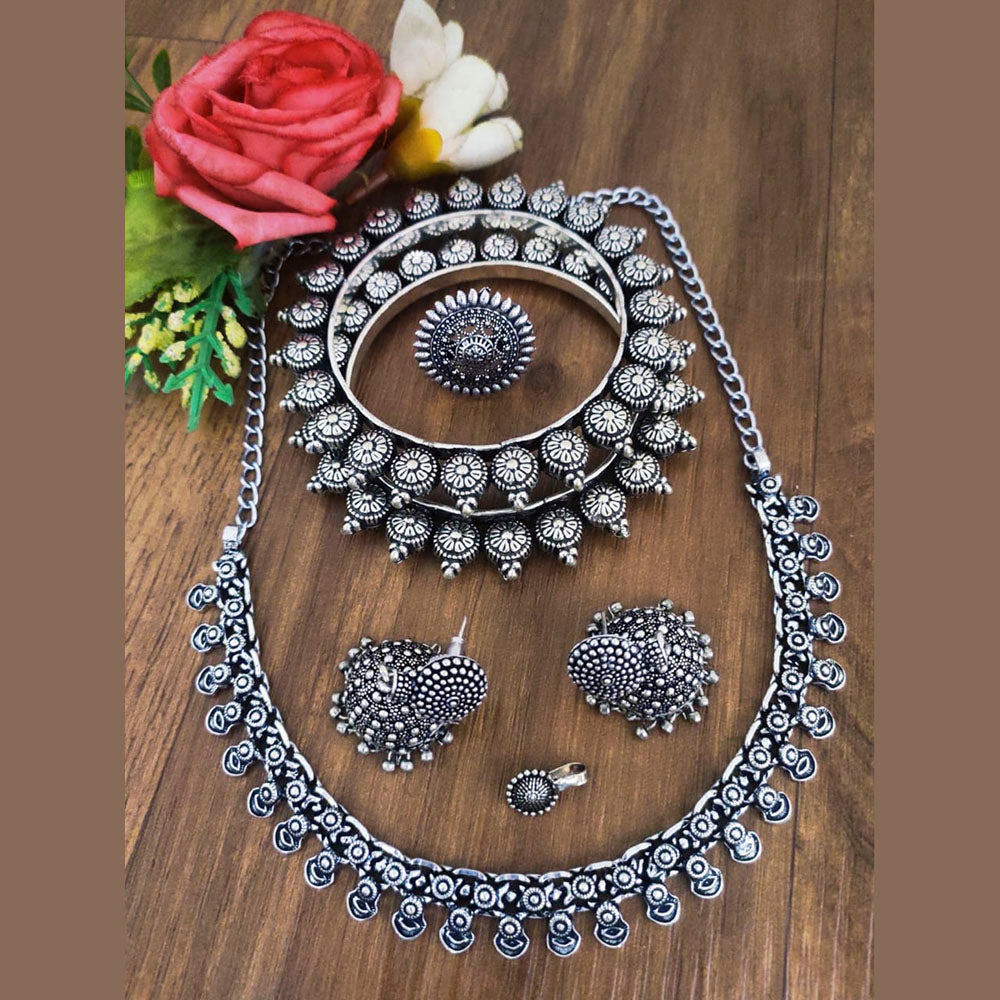 Vaamika Oxidized Plated Jewellery Combo