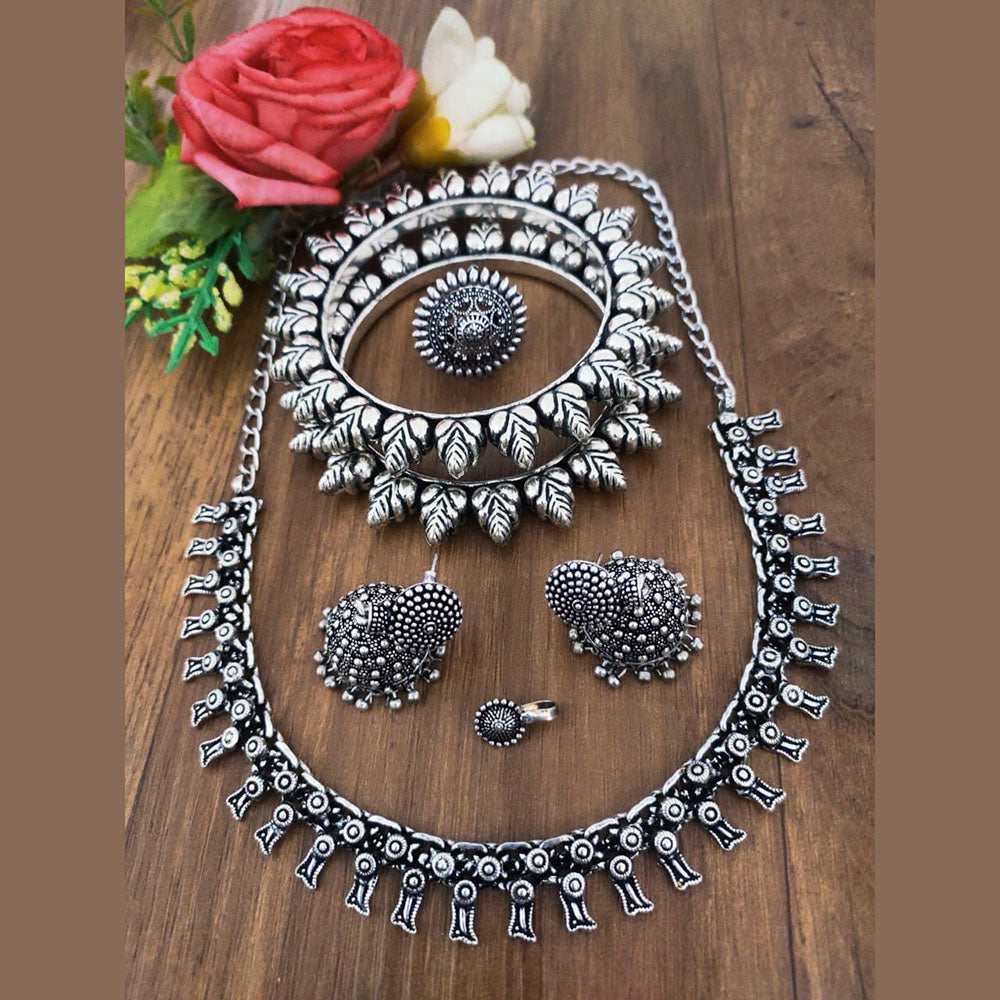 Vaamika Oxidized Plated Jewellery Combo
