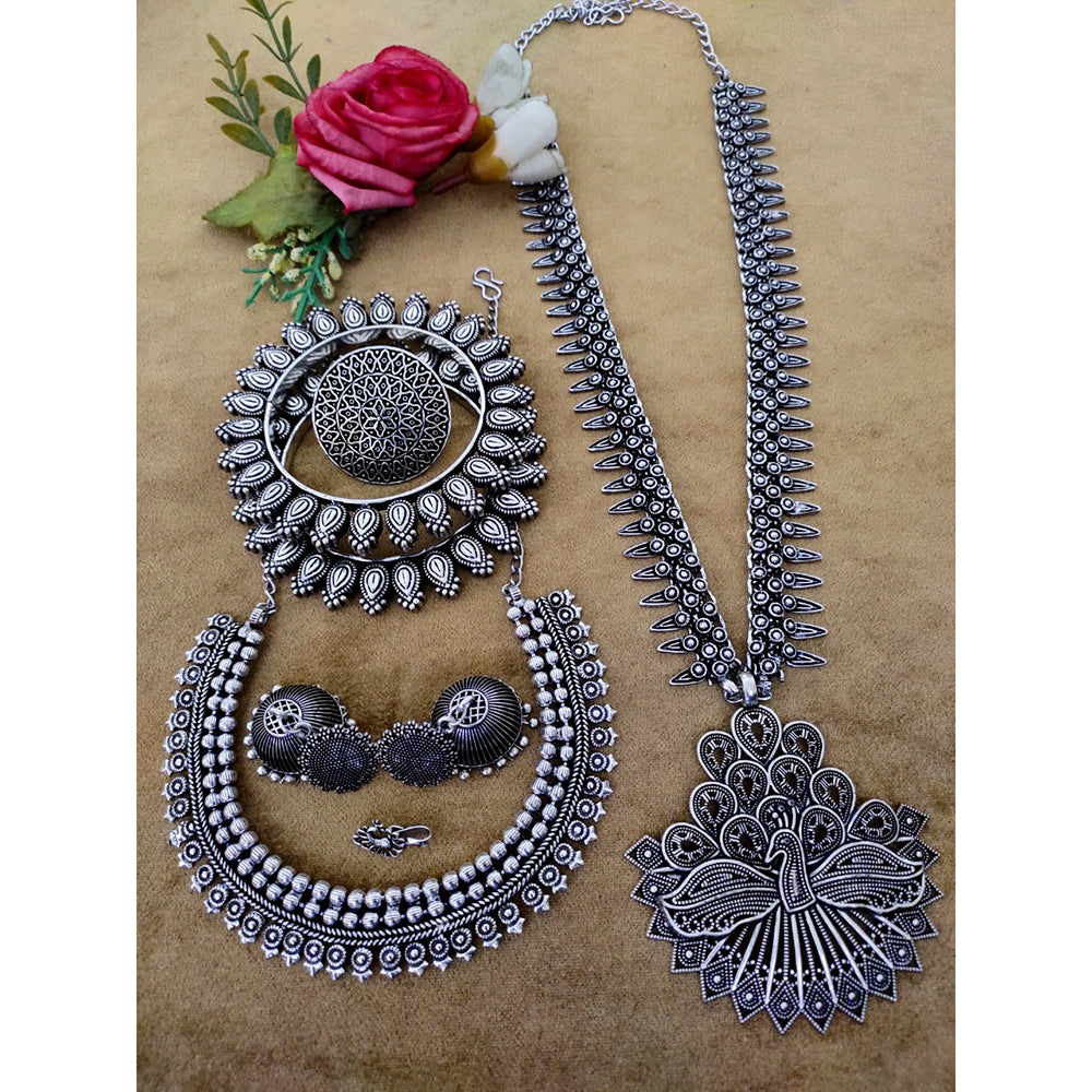 Vaamika Oxidized Plated Jewellery Combo