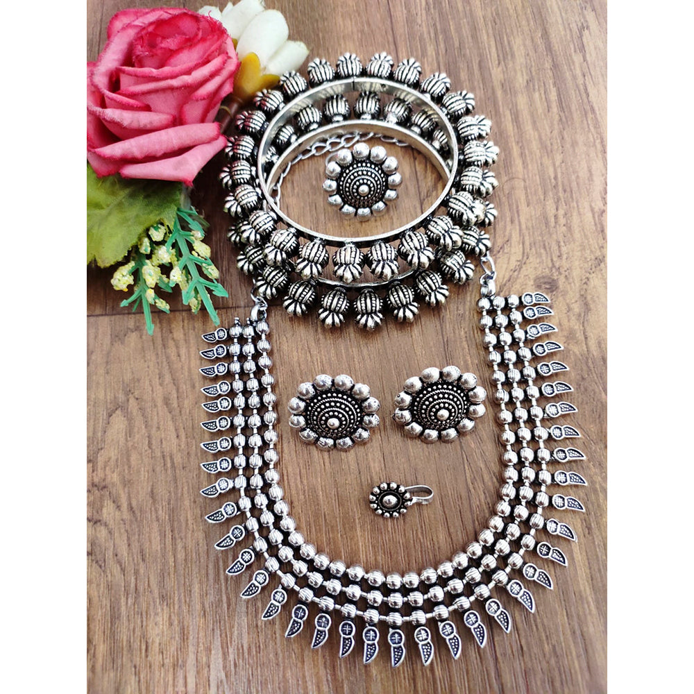 Vaamika Oxidized Plated Jewellery Combo