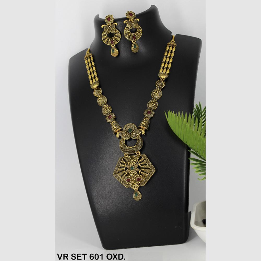Mahavir Forming Gold Necklace Set - VR SET 601 OXD