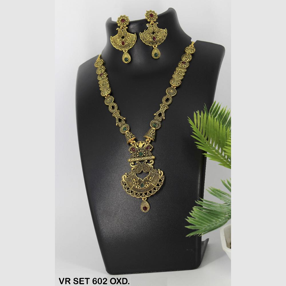 Mahavir Forming Gold Necklace Set - VR SET 602  OXD