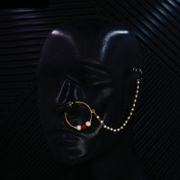 Mahavir Elegant Beads Nath Ring