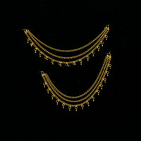 Mahavir Designer Triple Layer Pearl Kaan Chain