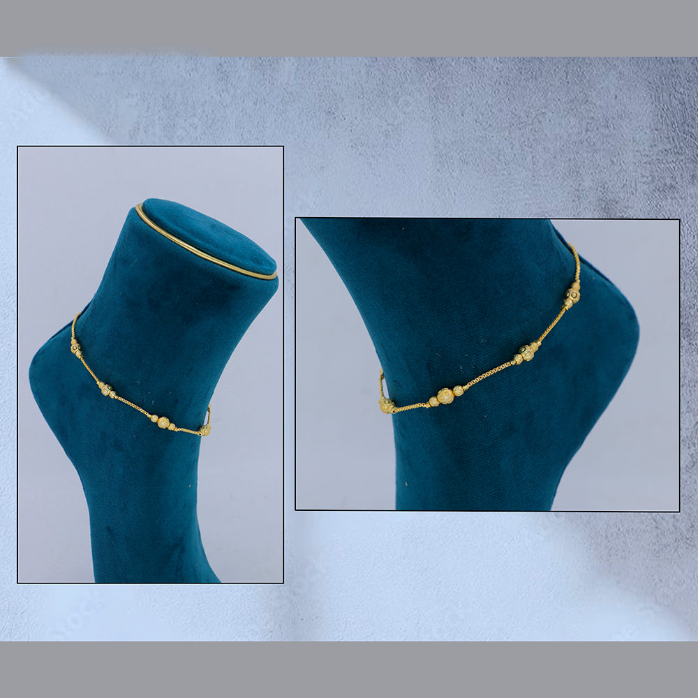 Mahavir Dye Gold Traditional Payal \Anklet