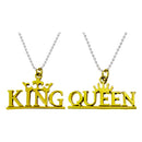 Urthn Couple Chain Pendant King & Queen Design (Pack Of 6)