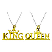 Urthn Couple Chain Pendant King & Queen Design (Pack Of 6)