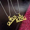 Urthn Couple Chain Pendant King & Queen Design (Pack Of 6)