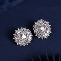 AllWell Jewellery Designer Luxe Flare 925 Sterling Silver Stud Earrings