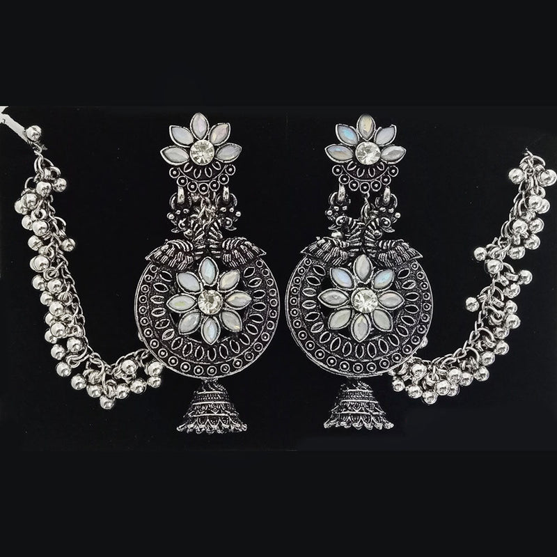 Tip Top Jewellers Oxidised Plated Kanchain Dangler Earrings