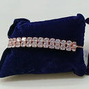 Tip Top Jewellers Rose Gold Plated Crystal Stone Bracelet