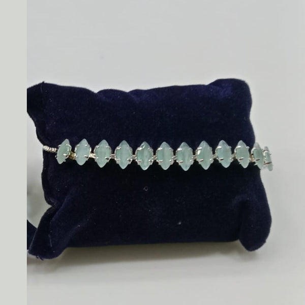 Tip Top Jewellers Silver Plated Crystal Stone Bracelet