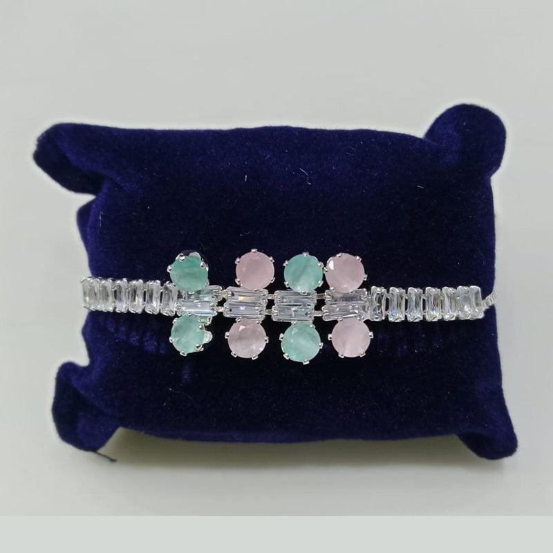 Tip Top Jewellers Silver Plated Crystal Stone Bracelet