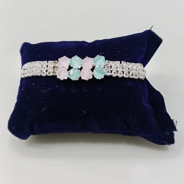 Tip Top Jewellers Silver Plated Crystal Stone Bracelet