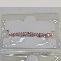 Tip Top Jewellers Rose Gold Plated Crystal Stone Bracelet