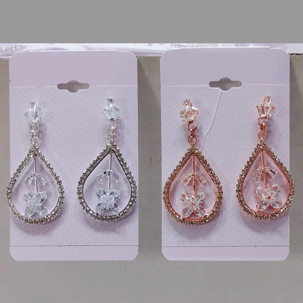 Tip Top Jewellers Crystal And Austrian Stone Dangler Earrings