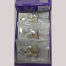 Tip Top Jewellers Stunning Kundan Stone And Pearl Jhumki Earrings (Pack of 12)