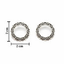 Urthn Oxidised Plated Pack of 2 Assorted Studs Combo (Pack Of 6)