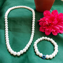 Urthn Handcrafted Mala & Bracelet Jewellery Combo for Men
