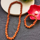 Urthn Traditional Rudraksha Mala with Bracelet for Men