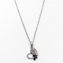 Urthn  Silver Plated Chain Pendant Earrings Rings And Bracelet Jewellery Combo Set (Pack of 6)