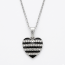 Urthn  Silver Plated Chain Pendant Earrings Rings And Bracelet Jewellery Combo Set (Pack of 6)
