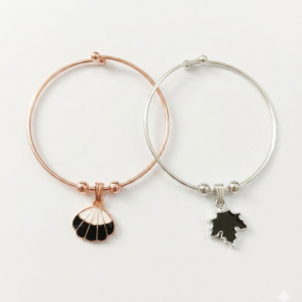 Urthn Elegant Meenakari Openable Bracelet For Women & Girls (Set of 6)