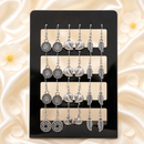 Urthn Boho Oxidised Plated Assorted Design Dangler Earrings   (Pack of 12)