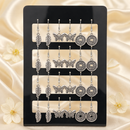 Urthn Boho Oxidised Plated Assorted Design Dangler Earrings   (Pack of 12)