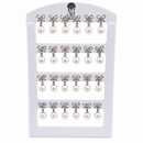 Urthn Cute Bow And Pearl Set Of 12 Studs Earrings Combo for Party Wear