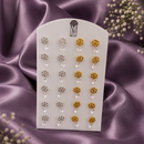 Urthn Elegant Butterfly Set Of 12 Studs Earrings Combo for Party Wear