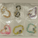 Urthn Crystal Crackle Glass Beads Pack of 12 Bracelet Combo 