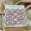 Urthn Pearl And Austrain Stone Set Of 6 Stud Earrings Combo