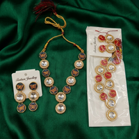 Urthn Gold Plated Crystal Stone Fashion Jewellery Combo Set