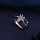 AllWell Jewellery Sparkling Austrian Stone Glint Vine 925 Sterling Silver Ring