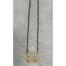 Tarangavi Austrian Stone And Black Beads Designer Mangalsutra