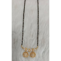 Tarangavi Austrian Stone And Black Beads Designer Mangalsutra