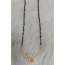 Tarangavi Austrian Stone And Black Beads Designer Mangalsutra