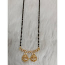 Tarangavi Austrian Stone And Black Beads Designer Mangalsutra