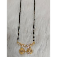 Tarangavi Austrian Stone And Black Beads Designer Mangalsutra