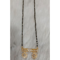 Tarangavi Austrian Stone And Black Beads Designer Mangalsutra