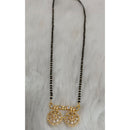 Tarangavi Austrian Stone And Black Beads Designer Mangalsutra