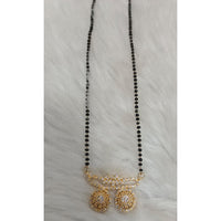 Tarangavi Austrian Stone And Black Beads Designer Mangalsutra