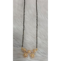 Tarangavi Austrian Stone And Black Beads Designer Mangalsutra