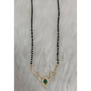 Tarangavi Austrian Stone And Black Beads Designer Mangalsutra