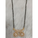 Tarangavi Austrian Stone And Black Beads Designer Mangalsutra