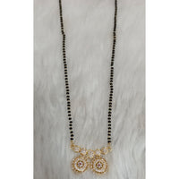 Tarangavi Austrian Stone And Black Beads Designer Mangalsutra