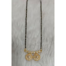 Tarangavi Austrian Stone And Black Beads Designer Mangalsutra