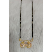 Tarangavi Austrian Stone And Black Beads Designer Mangalsutra